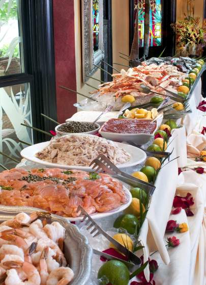 Seafood Brunch Buffet - Photo credit Jerry Rabinowitz
