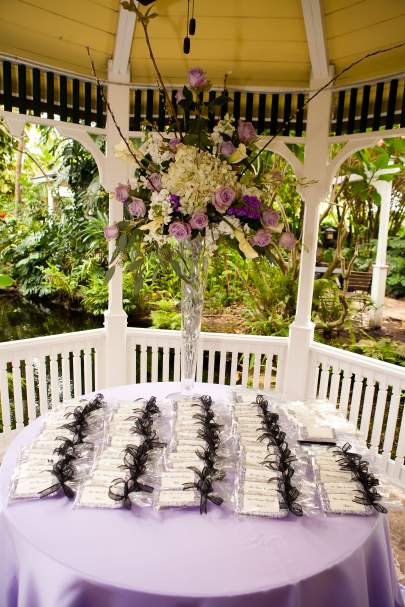 lavender table settings 